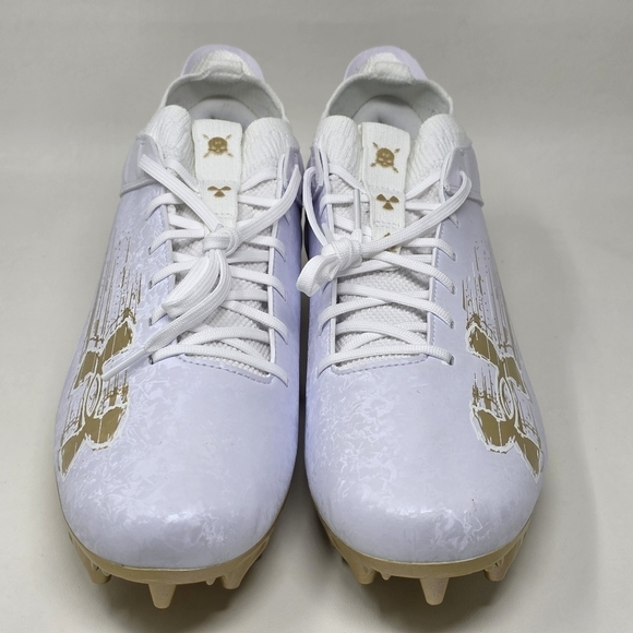 Under Armour Mens Blur Smoke Suede 2.0 MC Football Cleats 3027978-100 Sz 14 New main image 5